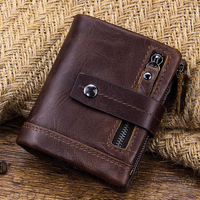 [รับประกันของแท้]วัสดุหนังแท้ \กระเป๋าเงิน 3 พับ \เกรดคุณภาพ \ความจุขนาดใหญ่     คุ้มค่า! ราคาสุดคุ้ม! ยอดขายต่อเดือนมากกว่า10,000ชิ้น ต้อนรับสู่การเลือกซื้อ!