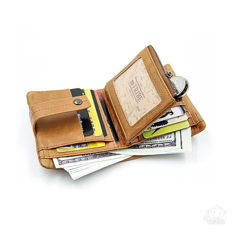 [รับประกันของแท้]วัสดุหนังแท้ \กระเป๋าเงิน 3 พับ \เกรดคุณภาพ \ความจุขนาดใหญ่     คุ้มค่า! ราคาสุดคุ้ม! ยอดขายต่อเดือนมากกว่า10,000ชิ้น ต้อนรับสู่การเลือกซื้อ!